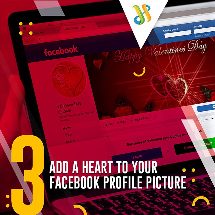Add a Heart to Your Facebook Profile Picture