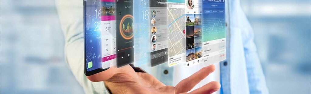 The Constant Evolution of Digital Marketing | Industry Changes & New Technologies 5 businessman holding app template on a smartphone