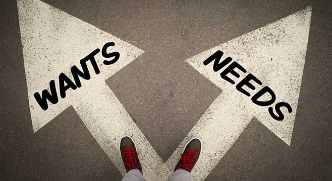 Digital Marketing Plan 2018 Needs vs Wants By Infinity Hub