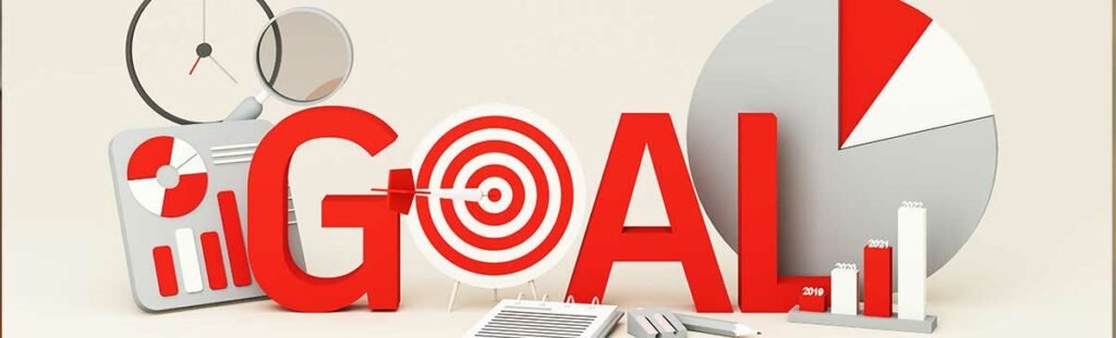 FAQs About Hiring A Digital Marketing Agency 6 Photo dart hitting a target on the center on white background with copy space with yellow goal letters text and display