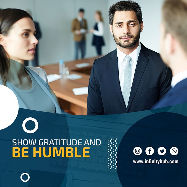 Show Gratitude And Be Humble