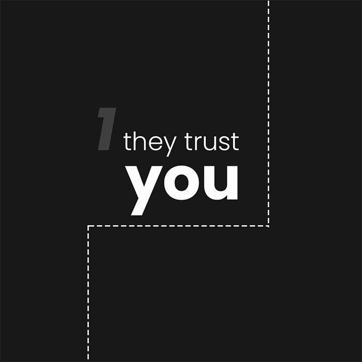 How To Sell Your Brand Twice? 3 they trust you