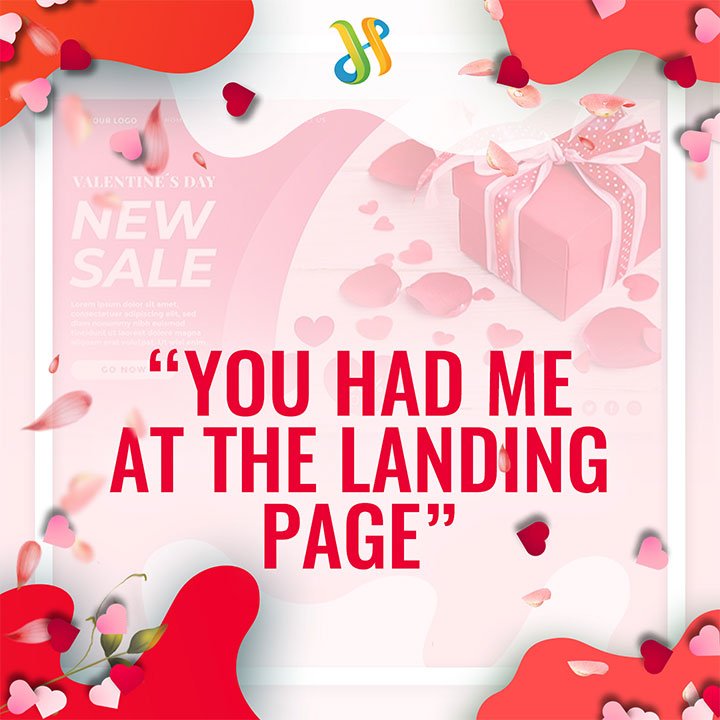 you had me at the landing page img
