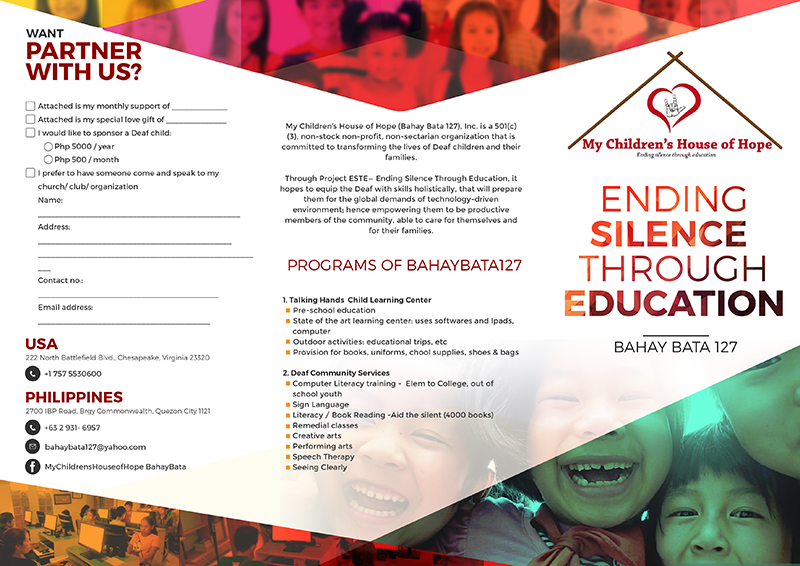 House of Hope Brochure